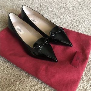 Valentino Garavani patent leather ballet flats